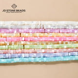 Natural Shell Beads Yellow Spacer Round Chip For Jewelry Making