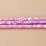 Natural Shell Beads Yellow Spacer Round Chip For Jewelry Making