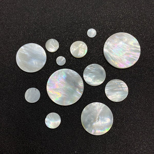 Natural Shell Beads Round Disc Charm Necklace DIY Jewelry Accessories