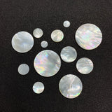 Natural Shell Beads Round Disc Charm Necklace DIY Jewelry Accessories