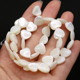 Heart Shape Natural Shell Beads for DIY Jewelry Making