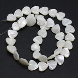 Heart Shape Natural Shell Beads for DIY Jewelry Making