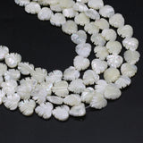 Natural Shell Beads Leaves Shape for DIY Bracelet Necklace
