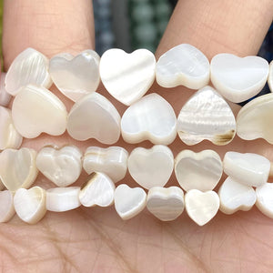 Shell Beads Heart Pearl Spacer for Jewelry DIY