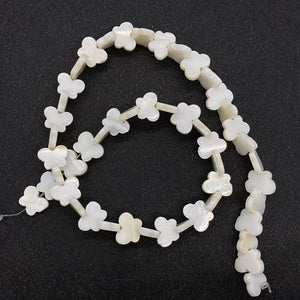 Mother of Pearl Butterfly Beads 8x11mm for DIY Jewelry Making