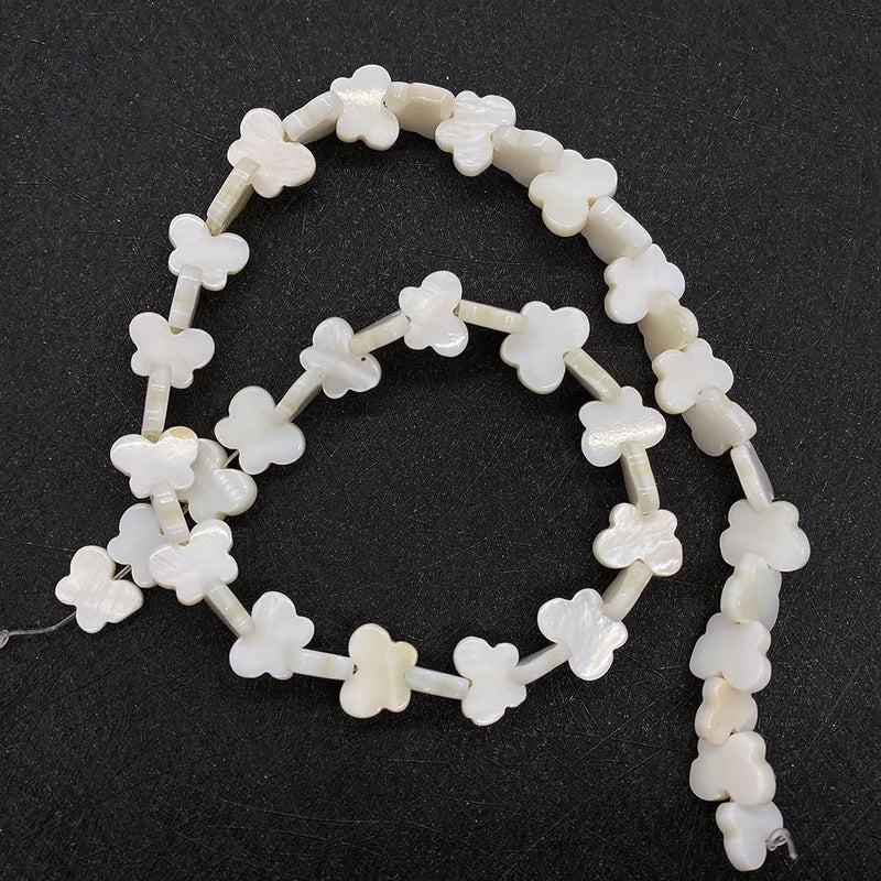 Mother of Pearl Butterfly Beads 8x11mm for DIY Jewelry Making