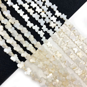 Mother of Pearl Butterfly Beads 8x11mm for DIY Jewelry Making