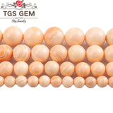 Yellow Tridacna Shell Beads 6-12mm for Jewelry Making