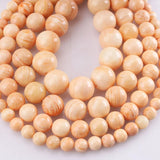 Yellow Tridacna Shell Beads 6-12mm for Jewelry Making