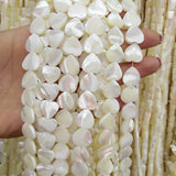 Heart Shell Stone Beads 10 12mm for Jewelry Making DIY Bracelet Necklace