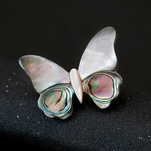 Natural Shell Butterfly Brooches For Women Insect Pin Brooch