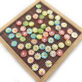 Shell Colored Sun Flower Beads 10-12mm Daisy Spacer Charm DIY Jewelry