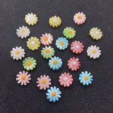 Shell Colored Sun Flower Beads 10-12mm Daisy Spacer Charm DIY Jewelry