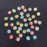 Shell Colored Sun Flower Beads 10-12mm Daisy Spacer Charm DIY Jewelry