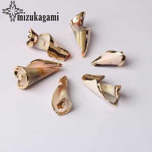 Shell Conch Spiral Charms Earrings 10pcs/lot DIY Jewelry Making
