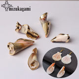 Shell Conch Spiral Charms Earrings 10pcs/lot DIY Jewelry Making