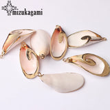 Shell Conch Spiral Charms Pendant Earrings Ornaments DIY Jewelry 10pcs/lot