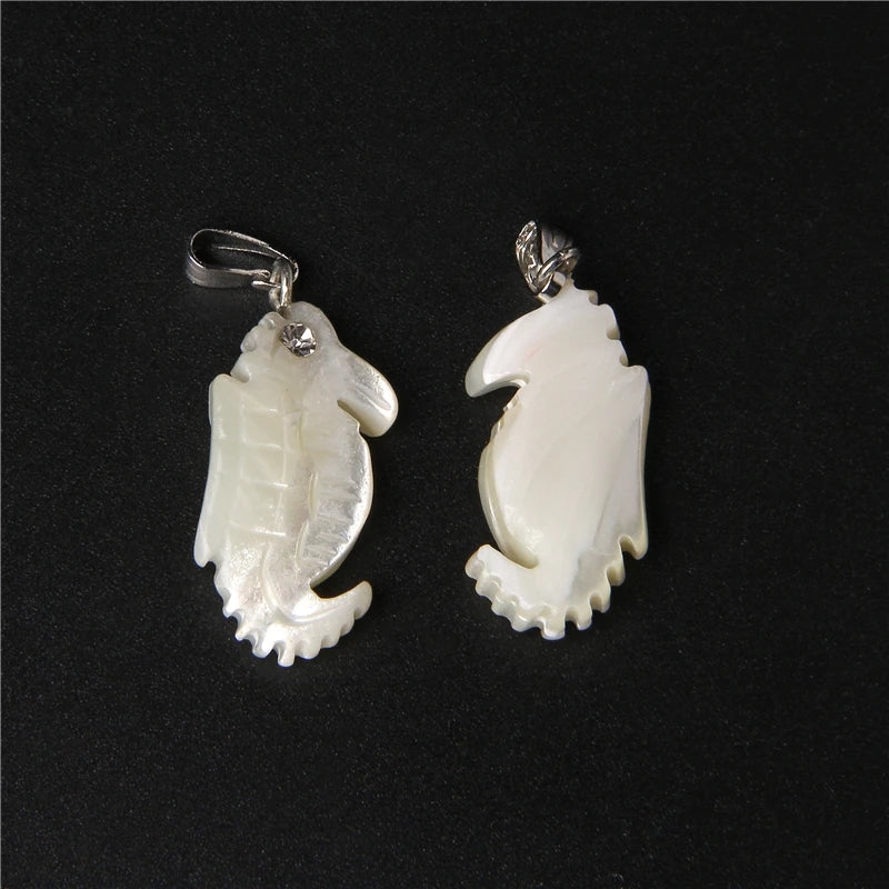 Shell Cross Pendants Mother of Pearl Beads Shell Charms for DIY Jesus Necklace