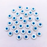 Natural Shell Devil's Eye Evil Eye Round Beads Charm DIY Jewelry