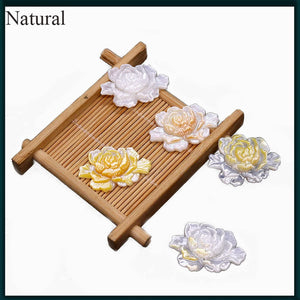 Natural Shell Flower Pendant Jewelry DIY Women's Necklace Earrings Bracelet
