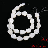 Natural Shell Loose Beads Leaf Shape for DIY Bracelet Necklace