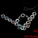 Abalone Shell Loose Beads for Jewelry Making DIY Bracelet Necklace Accessories