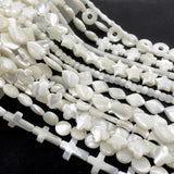 Mother Of Pearl Shell Beads For Jewelry Making DIY Earrings Necklace