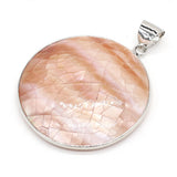 Pink Mother Of Pearl Shell Necklace Pendant for Jewelry Making