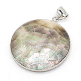 Pink Mother Of Pearl Shell Necklace Pendant for Jewelry Making