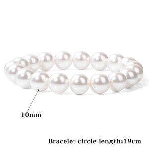 Shell Pearl Bracelet Women Beads Bangles