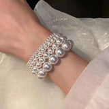 Shell Pearl Bracelet Women Beads Bangles