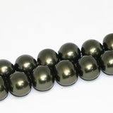Natural Shell Pearl Ink Green Loose Beads 13*15mm Irregular Shape