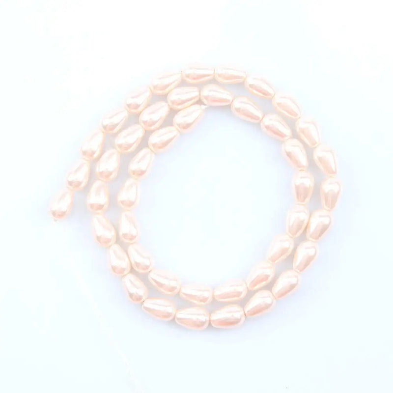Shell Pearls Water Drop Beads DIY Jewelry Making 15'' 6*9 8*11 10*13mm