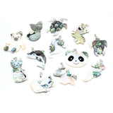 Animal Shape Mother of Pearl Shell Pendant for Jewelry Making