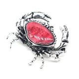 Abalone Shell Crab Pendant Brooch for DIY Jewelry Making
