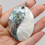 Natural Shell Pendant Mother of Pearl Abalone Charms for DIY Necklace
