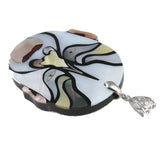 Natural Shell Pendant Oval Face Drama Necklace Pendants DIY Necklaces