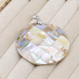 Natural Shell Pendant Mother of Pearl Charms for DIY Necklace