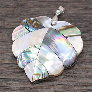 Mother Of Pearl Heart Pendant for DIY Jewelry Making