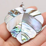 Mother Of Pearl Heart Pendant for DIY Jewelry Making