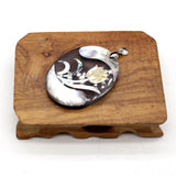 Mother Of Pearl Shell Oval Pendant Charms DIY Necklace Bracelet