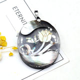 Mother Of Pearl Shell Oval Pendant Charms DIY Necklace Bracelet