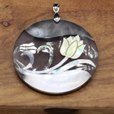 Natural Shell Pendant Mother Of Pearl Round Charms DIY Necklace Accessory