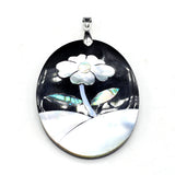Mother Of Pearl Shell Round Pendant Charm For DIY Jewelry Making