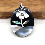 Mother Of Pearl Shell Round Pendant Charm For DIY Jewelry Making