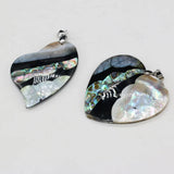 Natural Shell Pendant Stripe Splicing Mother of Pearl Charms for DIY Necklace