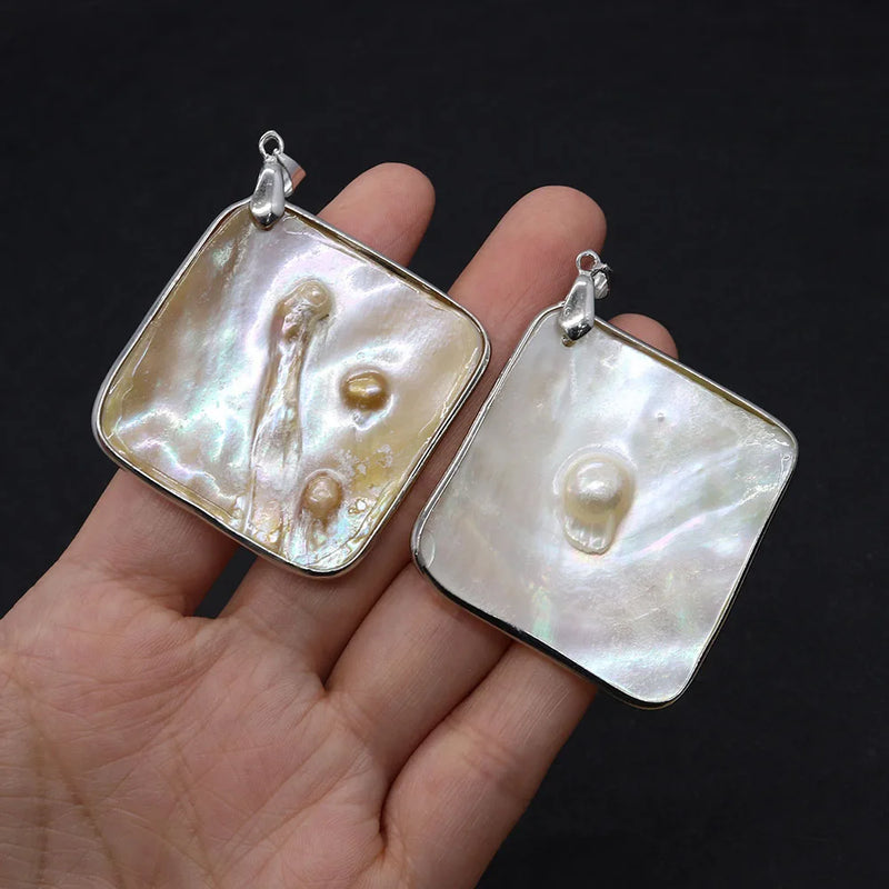 Shell Pendant DIY Jewelry Making Accessories with Pearls