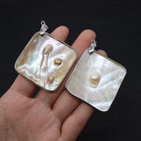 Shell Pendant DIY Jewelry Making Accessories with Pearls