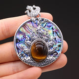 Abalone Shell Pendant Charms for Jewelry Making DIY Necklace Earrings 45x60mm