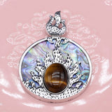 Abalone Shell Pendant Charms for Jewelry Making DIY Necklace Earrings 45x60mm